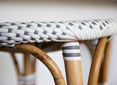 Alternative view of FRENCH STYLE  COUNTER STOOL WITHOUT BACK- ST TROPEZ COLLECTION
